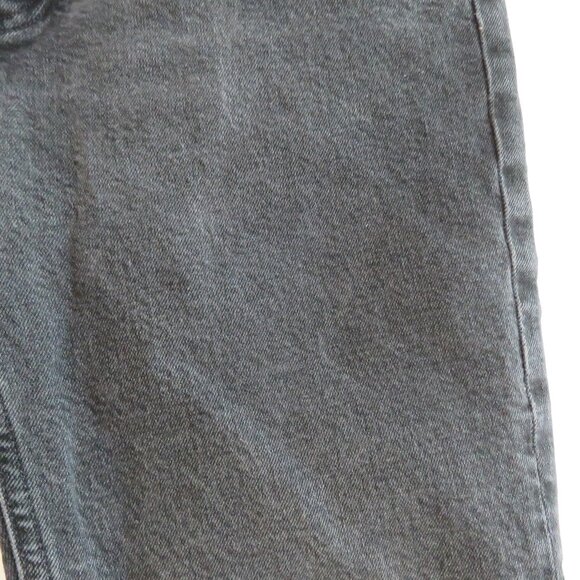 AGOLDE Riley High Rise Straight Crop (Stretch) Jeans in Panoramic Black Size 31 - Picture 8 of 14